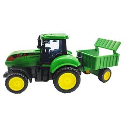 AKN TOYS Farm Tractor Kids Toys with Trolley, and Friction Powered Truck Toy for Kids - ( Pack of 1 -Color May Vary )-image-20