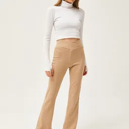 Olalook Women Pure Cotton Casual Trouser-image-78