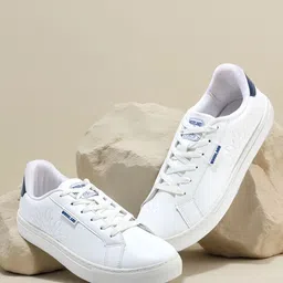 Woodland Men Textured Round Toe Lace Ups Sneakers-picture-22