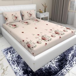 DREAM LIVING Flat King Size Double Bedsheet-image-110