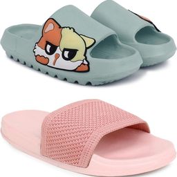 Pampy Angel Multi Rubber Flip Flops-28