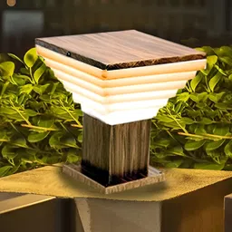 KINIS Gold-Toned Frustum Rust-Resistant Outdoor Lamp-image-35