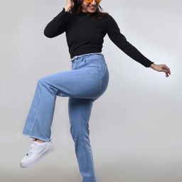 Aadvi Fashion Women Straight Fit High-Rise Light Fade Stretchable Jeans-image-57