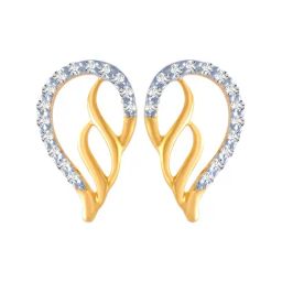 P.C. Chandra Jewellers 18 kt Gold & Diamond Earrings-picture-36