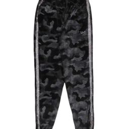 Gini & Jony Kids Black Cotton Camouflage Trousers-image-38