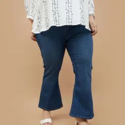 Nexus by Lifestyle Blue Cotton Mid Rise Jeans-image-99