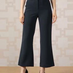 Van Heusen Navy Regular Fit Trousers-image-51