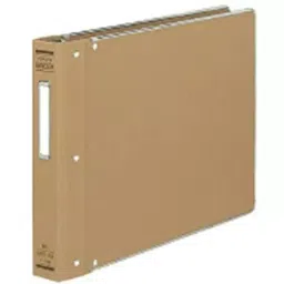 Kokuyo A4 Landscape Beige Cloth Pasted MP Binder, Ha-128-image-24