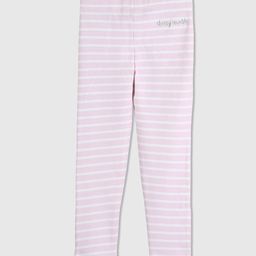 Cherry Crumble Girls Striped Pure Cotton Ankle Length Leggings-picture-39