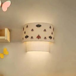 Fos Lighting Hand-Embroidered Butterfly Wall Lamp with Multicolor Beads-picture-12