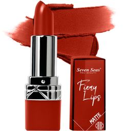 Seven Seas Fiery Lips Matte Lipstick - 3.5 g - Monza 1-308-picture-43