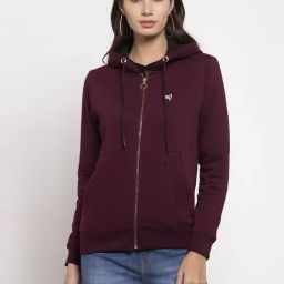 Global Republic Wine Slim Fit Hoodie-image-69