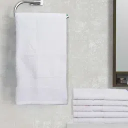 Bianca D'ross White 100% Cotton 380 GSM Hand Towels - Set of 6-12