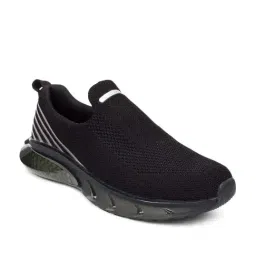 Action Men's Athleo Black Walking Shoes-9