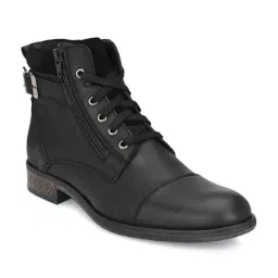 Delize Men's Black Casual Boots-image-97