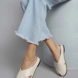 Truffle Collection Women's Beige Mule Shoes-image-44