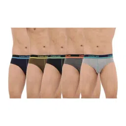 Dollar Bigboss Assorted Color Cotton Glo Briefs (Pack Of 5)-image-44