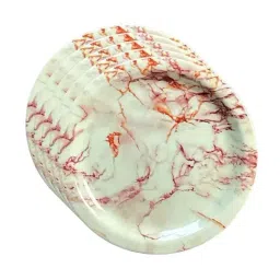 Living Roots Cream Urea Free Pure Melamine Quarter Plate - Set of 6-23