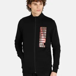 Puma Knitted Black Printed Jacket-image-61