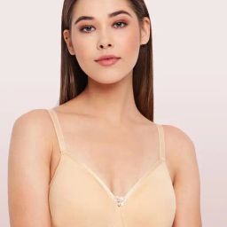 Enamor Beige Non-padded Bra-image-35