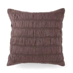 Home4U 'Mozart' Dark Brown Linen Cushion Cover - Set of 1-image-70