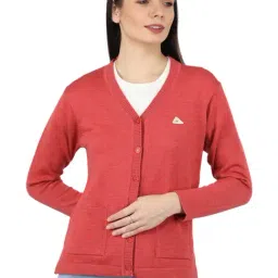 Monte Carlo Red Wool Open Front Cardigan-27
