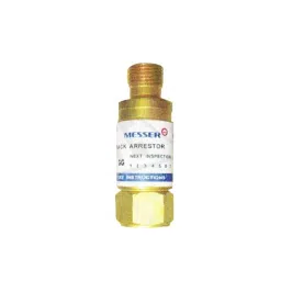 Messer Cutting Oxygen Flash Back Arrestor, Connection G 3 or 203.2 mm (8 Inch), Pressure Max. 15 Bar, 647584-33