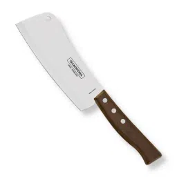 Tramontina Brown Stainless Steel Blade, Traditional Ip¿ Wood Handle Cleaver Knife-picture-47