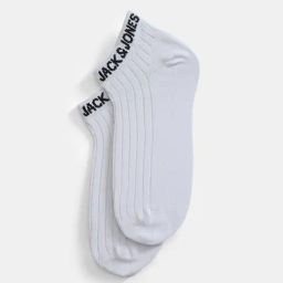 Jack & Jones White Socks - Pack Of 2-image-25