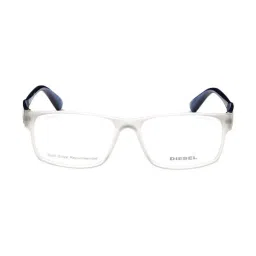 Diesel Transparent Rectangular Frames for Men image 1