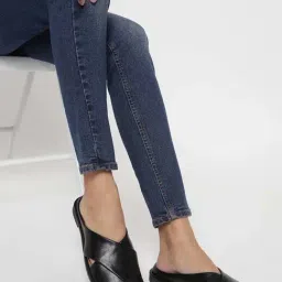 Truffle Collection Women's Black Mule Shoes-image-69