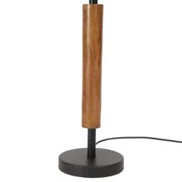 Home4U Ethan White & Black Table Lamp - Set of 1 image 4