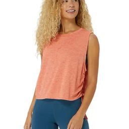 Asics Pink Plain Sports Tank Top-image-83