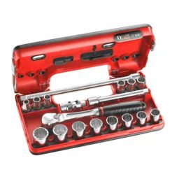 FACOM 3/8 inch Square Drive Socket Set 12 Point, JL.DBOX112PB (Set of 18 Pcs)-44