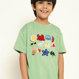 Somersault Boys Printed Pockets T-shirt-image-53