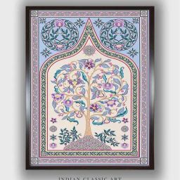 Indian Classic Art Multicolor Canvas Abstract Wall Art-image-39