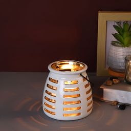 TAYHAA White & Black Candle Holder-picture-32