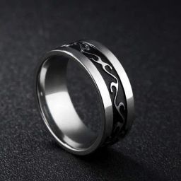 Peora Silver-Plated Stylish Band Ring Stylish-74