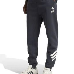 Adidas Grey Regular Fit Striped Sports Joggers-image-29