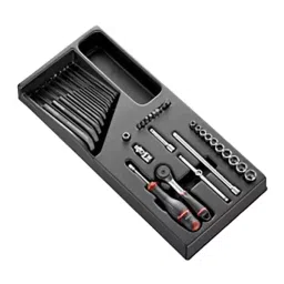 FACOM 6.35 mm (1/4 inch) Standard Socket Bit Set 6 Point, MOD.R161-26 (Set of 36 Pcs)-4