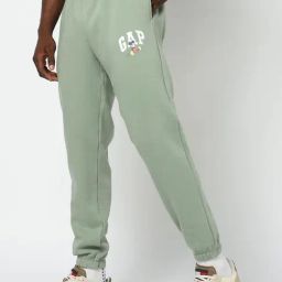 GAP Green Regular Fit Graphic Joggers-image-43