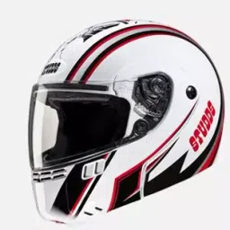Studds N2 White Xtra Large (600 mm) Flip Up-Full Face Helmet, Ninja 3G D4 Decor-image-57