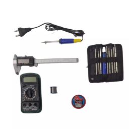 Vtronix Heavy Duty 6 Pcs Soldering Iron Kit 220 V 8 W for Precision Electronics Work-30
