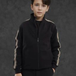 Rare Ones Boys Black Cotton Printed Jacket-picture-13