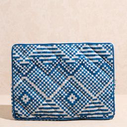 Westside Home Blue Geometric Design Laptop Sleeve-image-4