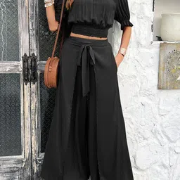 all about you Off Shoulder Top With Trousers Co-Ords-image-68