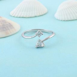 MEMOIR Silver-Plated Brass Finger Ring-image-94