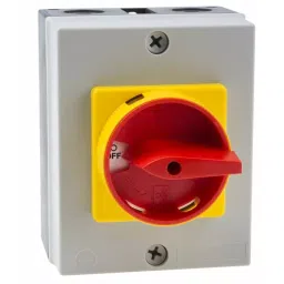 RS PRO Isolator Switch 3 Pole Panel Mount 32A Maximum Current 15 kW Power Rating IP65, 8609532-8