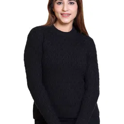 LEZA Women Cable Knit Pullover-picture-13