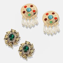Sohi Dazzling Duos Earrings image 4
